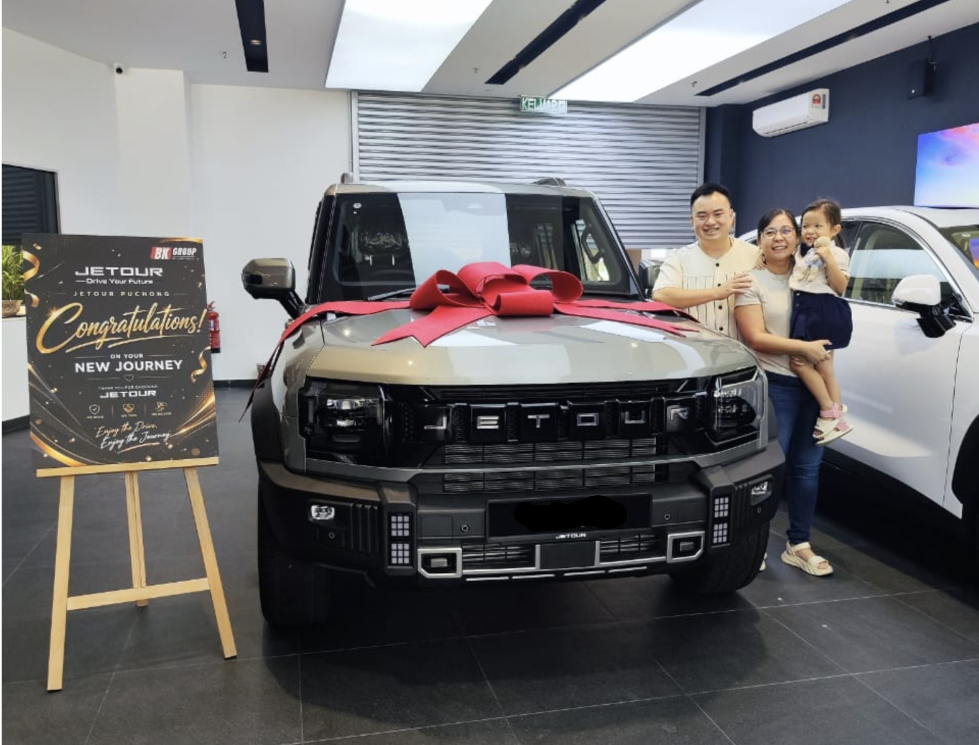 Family delivery — Jetour T2, BK Autoworld Puchong